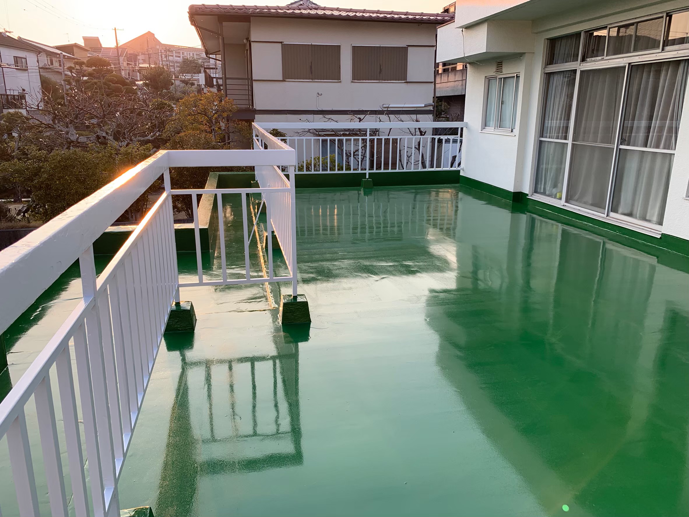 神戸市西区K様邸　防水塗装工事 施工後写真
